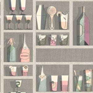 обои для кухни Cole Son с абстракцией Fornasetti 114-23044 На фото обои для кухни Cole Son с абстракцией Fornasetti 114-23044