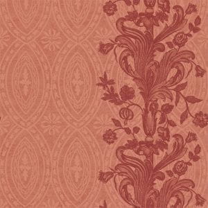 элитные обои венге с полосой Zoffany Chantemerle CHP01003 На фото элитные обои венге с полосой Zoffany Chantemerle CHP01003