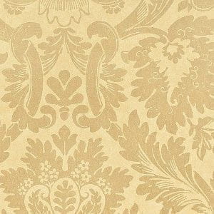 элитные бумажные обои бежевые в комнату Zoffany с дамаском Classic Damasks CDW04004 На фото элитные бумажные обои бежевые в комнату Zoffany с дамаском Classic Damasks CDW04004
