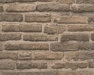 немецкие обои коричневые в коридор под камень AS-Creation Wood and Stone best of 2 30747-2 На фото немецкие обои коричневые в коридор под камень AS-Creation Wood and Stone best of 2 30747-2