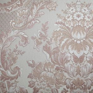 элитные текстильные красные в комнату с дамаском обои ампир Epoca Wallcoverings Faberge KT-7642-8003 На фото элитные текстильные красные в комнату с дамаском обои ампир Epoca Wallcoverings Faberge KT-7642-8003