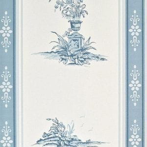 обои голубые в комнату Zoffany Chantemerle CHP04005 На фото обои голубые в комнату Zoffany Chantemerle CHP04005