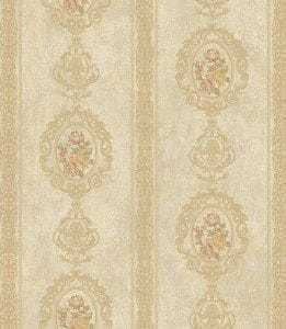 обои в спальню Decoro Pareti с орнаментом Classico AD1784 На фото обои в спальню Decoro Pareti с орнаментом Classico AD1784