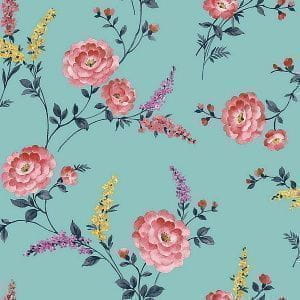 английские бумажные обои в комнату Arthouse с цветами  Sophie Conran 950806 На фото английские бумажные обои в комнату Arthouse с цветами  Sophie Conran 950806