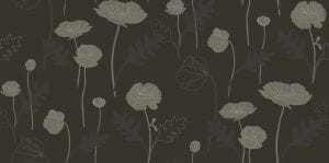 шведские дорогие обои Eco с цветами  Tweed 9753 На фото шведские дорогие обои Eco с цветами  Tweed 9753