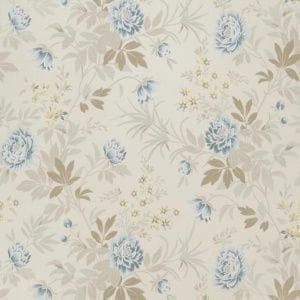 элитные бумажные обои в гостиную Fabricut ретро French general Florette La Mer На фото элитные бумажные обои в гостиную Fabricut ретро French general Florette La Mer