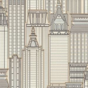 российские флизелиновые обои бежевые в гостиную с картами и городами Euro Decor Skyline 7117-00 На фото российские флизелиновые обои бежевые в гостиную с картами и городами Euro Decor Skyline 7117-00