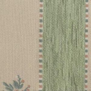 элитные текстильные обои зеленые в комнату Sangiorgio с полосой Eleonora M601-8118 На фото элитные текстильные обои зеленые в комнату Sangiorgio с полосой Eleonora M601-8118