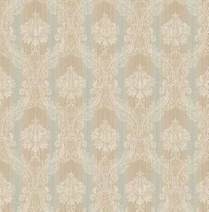 американские бумажные обои капучино в гостиную KT-Exclusive с дамаском English Elegance DL60102 На фото американские бумажные обои капучино в гостиную KT-Exclusive с дамаском English Elegance DL60102