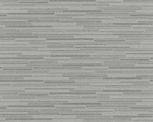 немецкие дорогие виниловые обои серые с полосой в стиле «лофт» AS-Creation Wood and Stone 7097-14 На фото немецкие дорогие виниловые обои серые с полосой в стиле «лофт» AS-Creation Wood and Stone 7097-14
