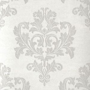 флизелиновые полностью обои серые в комнату Rasch с дамаском Aristide 228228 На фото флизелиновые полностью обои серые в комнату Rasch с дамаском Aristide 228228