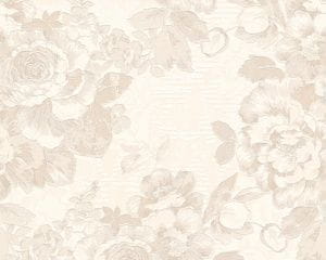 немецкие дешевые виниловые обои желтые в спальню с цветами  AS-Creation Belle Epoque 33864-3 На фото немецкие дешевые виниловые обои желтые в спальню с цветами  AS-Creation Belle Epoque 33864-3