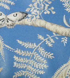 испанские обои в гостиную с деревьями этно Vilber Asian W75.0004.A03 TOILE.39467 На фото испанские обои в гостиную с деревьями этно Vilber Asian W75.0004.A03 TOILE.39467