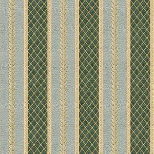 итальянские дорогие обои зеленые с полосой Zambaiti Satin Flowers 4122 На фото итальянские дорогие обои зеленые с полосой Zambaiti Satin Flowers 4122