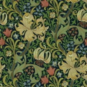 английские элитные бумажные обои зеленые в комнату Morris Compendium 210429 На фото английские элитные бумажные обои зеленые в комнату Morris Compendium 210429