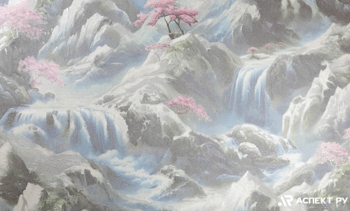 обои светло-зеленые флизелиновые полностью шведские с геометрией в скандинавском стиле Аспект Олимп 70690-67 На фото обои светло-зеленые флизелиновые полностью шведские с геометрией в скандинавском стиле Аспект Олимп 70690-67