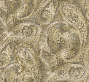 американские бумажные обои коричневые турецкий огурец пейсли York Gold Leaf GF0720 На фото американские бумажные обои коричневые турецкий огурец пейсли York Gold Leaf GF0720