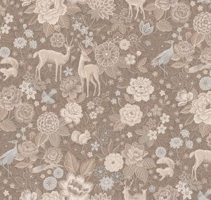 российские элитные обои с цветами  Loymina British Style Forest 3002 На фото российские элитные обои с цветами  Loymina British Style Forest 3002