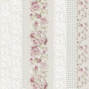 итальянские дешевые бумажные обои серые в комнату Parato Fiori Country 2538 На фото итальянские дешевые бумажные обои серые в комнату Parato Fiori Country 2538