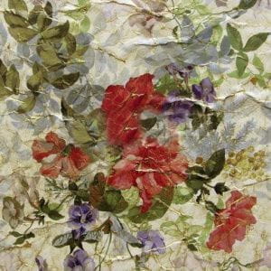 французские текстильные обои в комнату Zuber Roses Anciennes ROSES_ANCIENNES_P__03 На фото французские текстильные обои в комнату Zuber Roses Anciennes ROSES_ANCIENNES_P__03