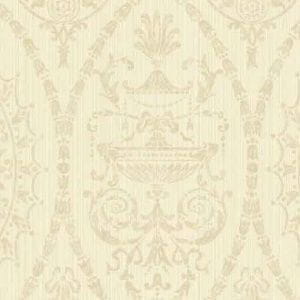 американские премиум бумажные обои KT-Exclusive с дамаском в классическом стиле Watercolor Florals MF20402 На фото американские премиум бумажные обои KT-Exclusive с дамаском в классическом стиле Watercolor Florals MF20402