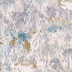 испанские обои фиолетовые Tres Tintas Wall A Porter 2006-4 На фото испанские обои фиолетовые Tres Tintas Wall A Porter 2006-4