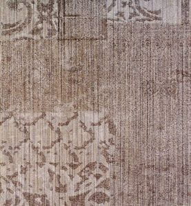 итальянские премиум бархатные (флоковые) обои коричневые для кухни Portofino Kilim 330045 На фото итальянские премиум бархатные (флоковые) обои коричневые для кухни Portofino Kilim 330045