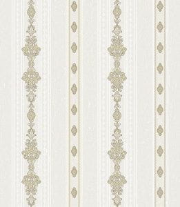 недорогие обои белые в гостиную Decoro Pareti с орнаментом Classico AD1661 На фото недорогие обои белые в гостиную Decoro Pareti с орнаментом Classico AD1661