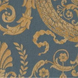 итальянские текстильные синие в комнату Sangiorgio обои ампир Impero M325-85 На фото итальянские текстильные синие в комнату Sangiorgio обои ампир Impero M325-85
