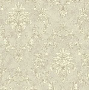премиум обои капучино в гостиную KT-Exclusive с дамаском классическом стиле Vintage Style VF21809 На фото премиум обои капучино в гостиную KT-Exclusive с дамаском классическом стиле Vintage Style VF21809