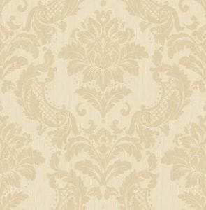 флизелиновые полностью обои бежевые в комнату KT-Exclusive с дамаском Liberty MF31805 На фото флизелиновые полностью обои бежевые в комнату KT-Exclusive с дамаском Liberty MF31805