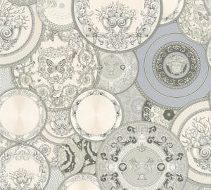 немецкие элитные виниловые обои серые AS-Creation Versace 34901-3 На фото немецкие элитные виниловые обои серые AS-Creation Versace 34901-3