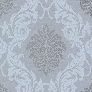 дорогие обои серые в комнату Fine Decor с орнаментом Buckingham 495-69043 На фото дорогие обои серые в комнату Fine Decor с орнаментом Buckingham 495-69043