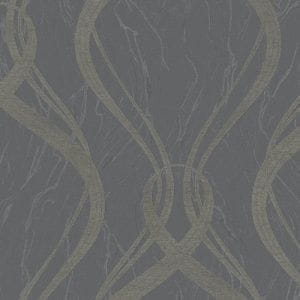 дорогие виниловые обои серые Marburg с орнаментом Opulence 58231 На фото дорогие виниловые обои серые Marburg с орнаментом Opulence 58231