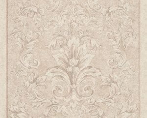 немецкие премиум обои капучино с орнаментом AS-Creation Versace 96216-2 На фото немецкие премиум обои капучино с орнаментом AS-Creation Versace 96216-2
