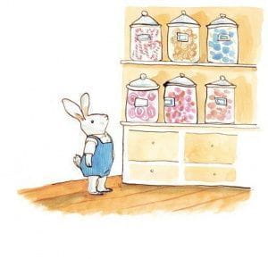 испанские обои белые в комнату с абстракцией Coordonne Bunnys Day Out 1233090 На фото испанские обои белые в комнату с абстракцией Coordonne Bunnys Day Out 1233090