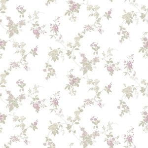 дешевые бумажные обои белые Parato Fiori Country 2504 На фото дешевые бумажные обои белые Parato Fiori Country 2504