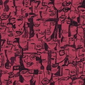 испанские премиум обои красные в комнату Tres Tintas Selvas de Mariscal 1994-3 9 На фото испанские премиум обои красные в комнату Tres Tintas Selvas de Mariscal 1994-3 9