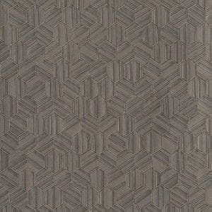 премиум обои коричневые York с геометрией в стиле хай-тек Luxury Finishes COD0214N На фото премиум обои коричневые York с геометрией в стиле хай-тек Luxury Finishes COD0214N