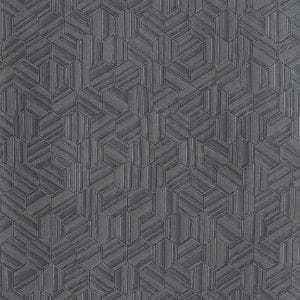 американские обои черные в комнату York с геометрией Luxury Finishes COD0215N На фото американские обои черные в комнату York с геометрией Luxury Finishes COD0215N
