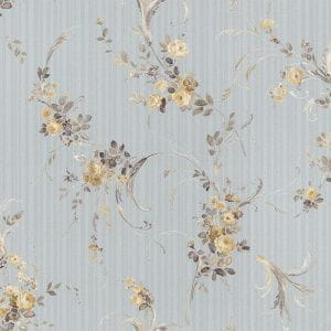 итальянские дорогие виниловые обои на бумажной основе серые Zambaiti Satin Flowers 4161 На фото итальянские дорогие виниловые обои на бумажной основе серые Zambaiti Satin Flowers 4161