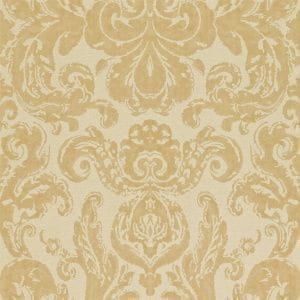 элитные обои бежевые в комнату с дамаском классическом стиле Zoffany Nureyev NUP06006 На фото элитные обои бежевые в комнату с дамаском классическом стиле Zoffany Nureyev NUP06006
