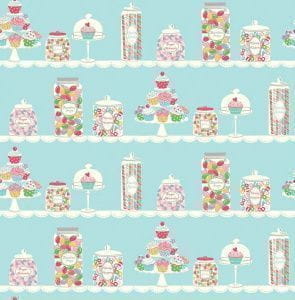 американские элитные бумажные обои голубые KT-Exclusive Jelly Beans JB80002 На фото американские элитные бумажные обои голубые KT-Exclusive Jelly Beans JB80002