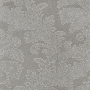 немецкие виниловые обои серые в спальню с орнаментом Rasch Wallsilk 200042 На фото немецкие виниловые обои серые в спальню с орнаментом Rasch Wallsilk 200042