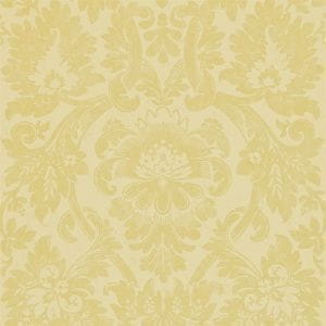 элитные бумажные обои бежевые в комнату Zoffany с дамаском Classic Damasks CDW04011 На фото элитные бумажные обои бежевые в комнату Zoffany с дамаском Classic Damasks CDW04011