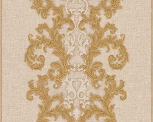 немецкие элитные обои бежевые AS-Creation Versace 96232-3 На фото немецкие элитные обои бежевые AS-Creation Versace 96232-3