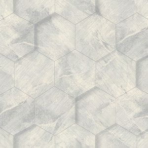 российские обои серые в гостиную Euro Decor с орнаментом Hexagon 7173-11 На фото российские обои серые в гостиную Euro Decor с орнаментом Hexagon 7173-11
