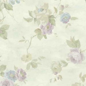 премиум обои капучино в комнату KT-Exclusive с цветами  стиле прованс Watercolor Florals MF20709 На фото премиум обои капучино в комнату KT-Exclusive с цветами  стиле прованс Watercolor Florals MF20709
