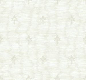 элитные флизелиновые полностью обои белые в гостиную с орнаментом Collins Company Monaco GC31603 На фото элитные флизелиновые полностью обои белые в гостиную с орнаментом Collins Company Monaco GC31603