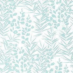 ткань обои голубые Thibaut Sweet Life 839-F-96121 На фото ткань обои голубые Thibaut Sweet Life 839-F-96121